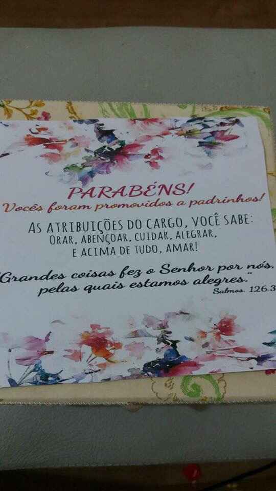 Convites para padrinhos!! super romântico!! venha ver 💕 - 2