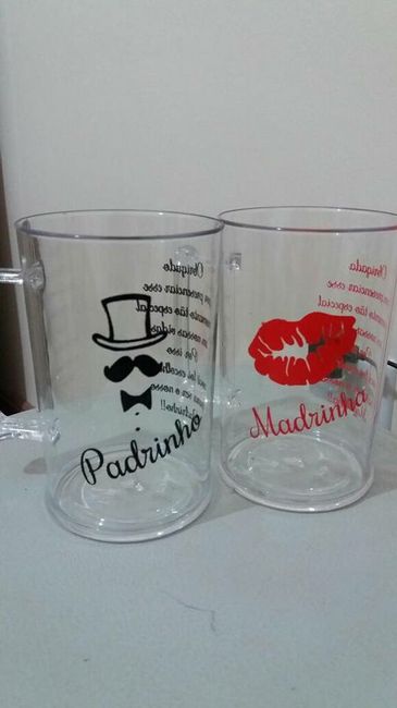 Convites para padrinhos!! super romântico!! venha ver 💕 - 3