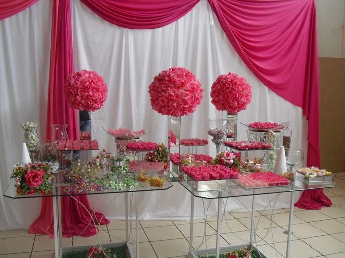 Decoração totalmente ROSA 