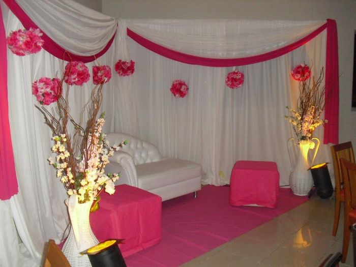 Decoração totalmente ROSA 