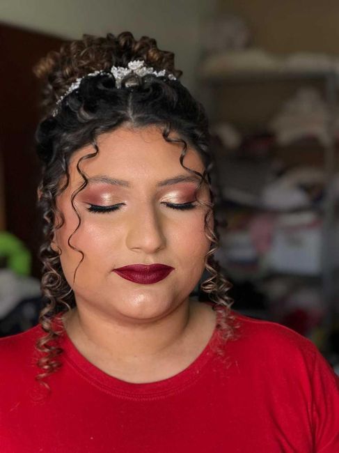 Teste de make e penteado - 13/01/22 - 3