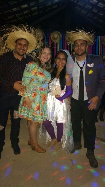 Padrinho e madrinha!