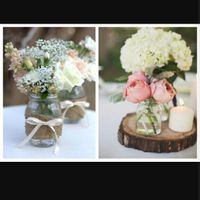 Decoração de mesa com garrafas. - 7