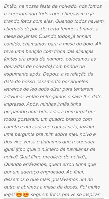 o faz num noivado? - 1