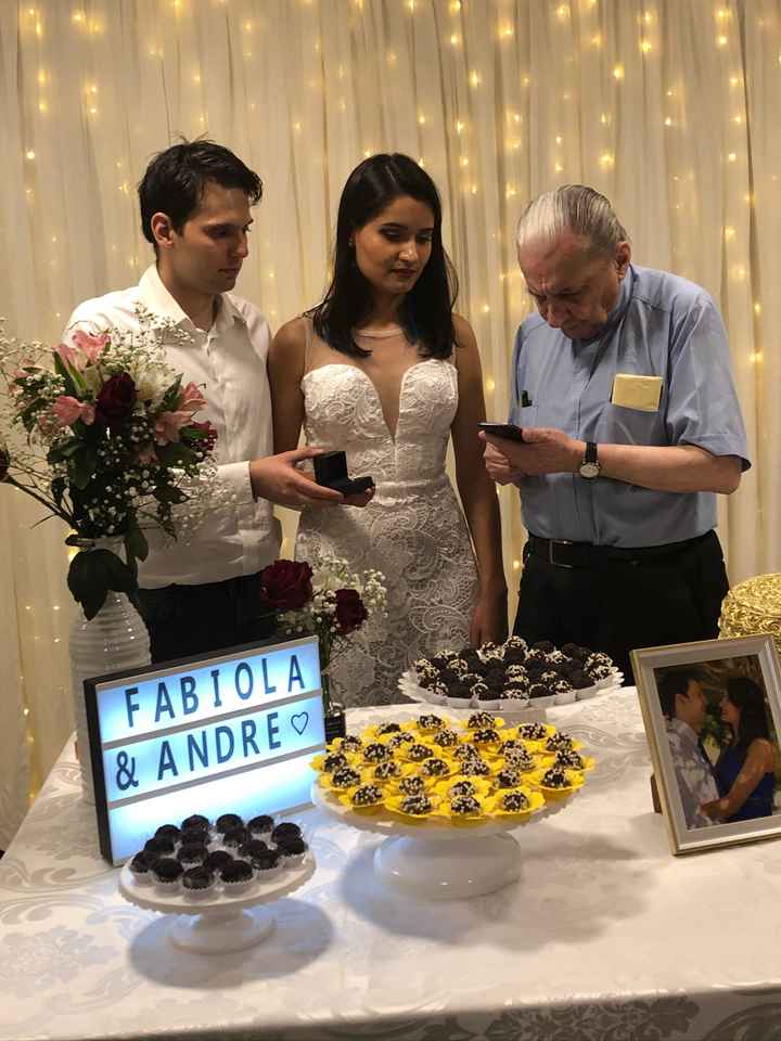 Festa e noivado- troca de alianças - 1