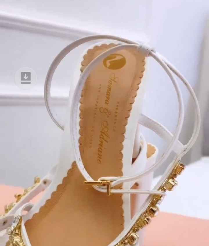 Personalização do sapato da noiva. - 3