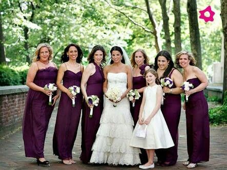 Madrinhas de roxo - 4