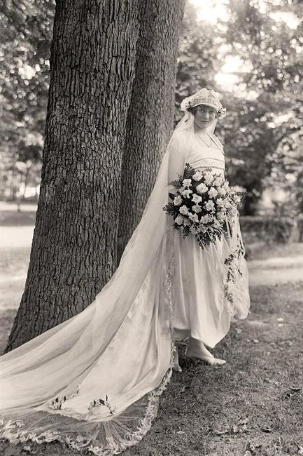 Vestidos de noiva de décadas passadas (1900 a 1990): 1910 3