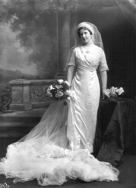 Vestidos de noiva de décadas passadas (1900 a 1990): 1910 4