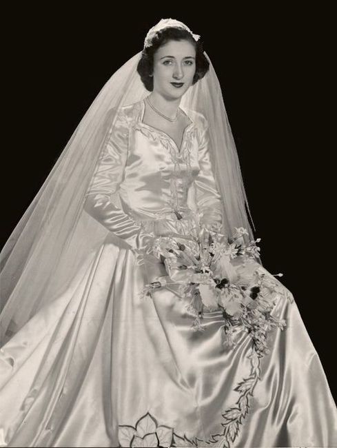 Vestidos de noiva de décadas passadas (1900 a 1990): Década 30 - 1940 4