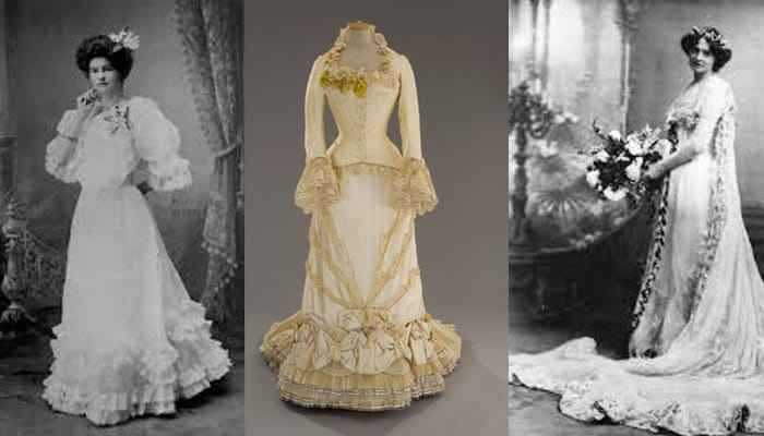 Vestidos de noiva de décadas passadas (1900 a 1990): 1900 - 1