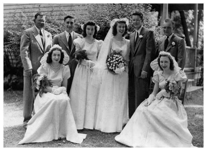 Vestidos de noiva de décadas passadas (1900 a 1990): Década 30 - 1940 - 3