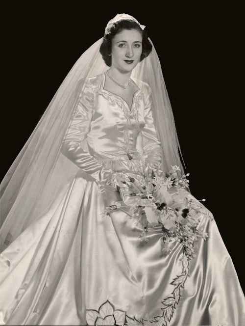 Vestidos de noiva de décadas passadas (1900 a 1990): Década 30 - 1940 - 4