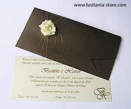 Convite de casamento