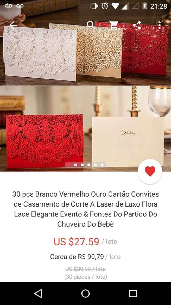 Convites - aliexpress - 1