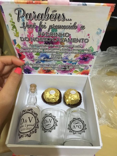 Convite de padrinhos  #vemver - 2