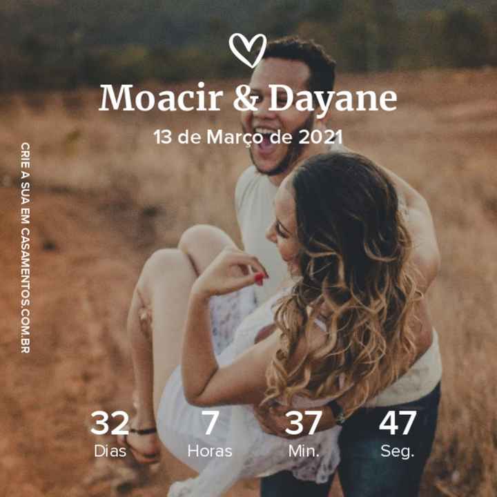 Contagem regressiva dia c - 1
