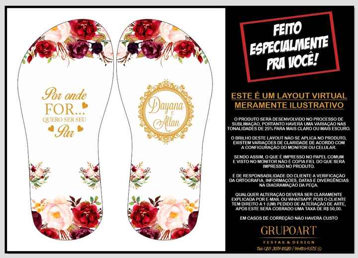 Lembrancinhas (aromatizador/chinelo) - 3