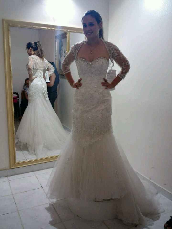 Primeira prova do vestido - 1