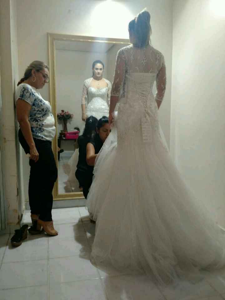Primeira prova do vestido - 3