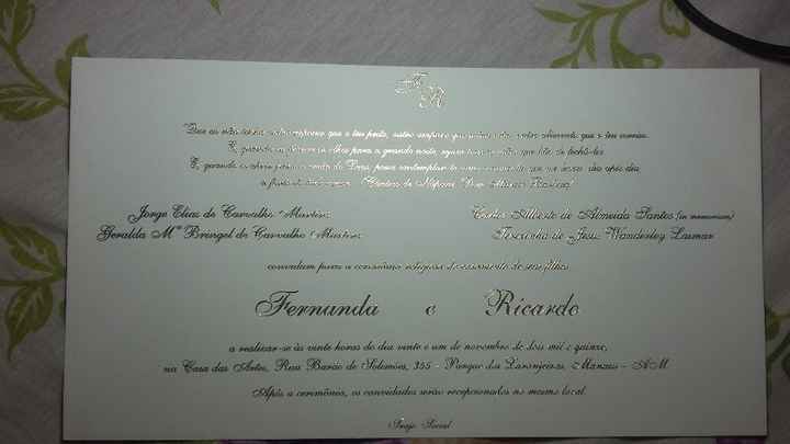 Convites novos