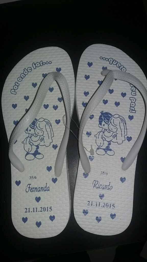 Sandálias tipo havaianas - 1