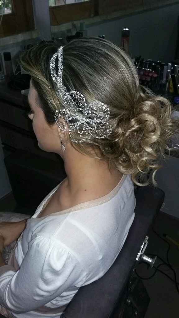 Última prova do vestido e o teste de make e penteado - 6