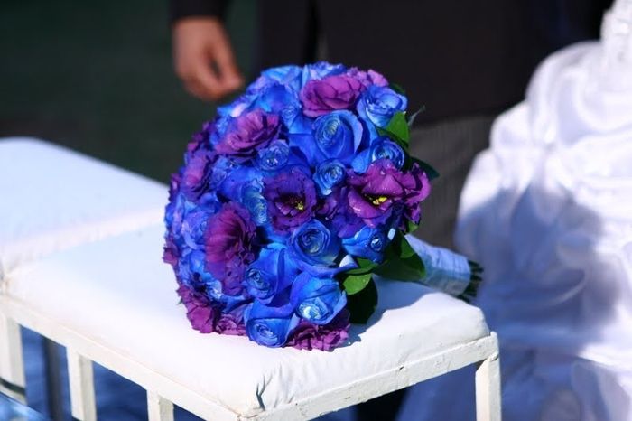 Azul e roxo/lilás