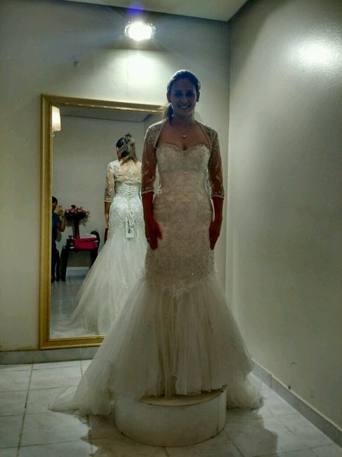 Primeira prova do vestido - 2