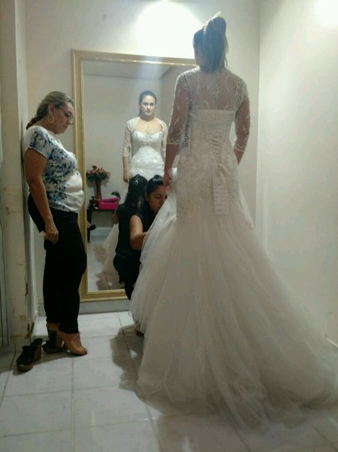 Primeira prova do vestido - 3