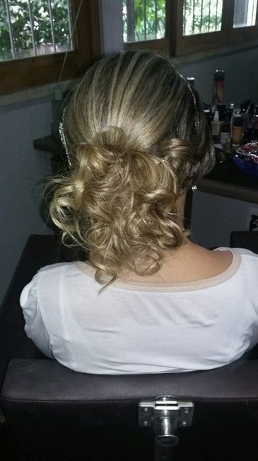 Última prova do vestido e o teste de make e penteado - 7