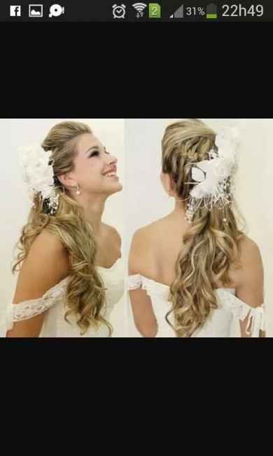 Inspirações penteado semi preso - 1