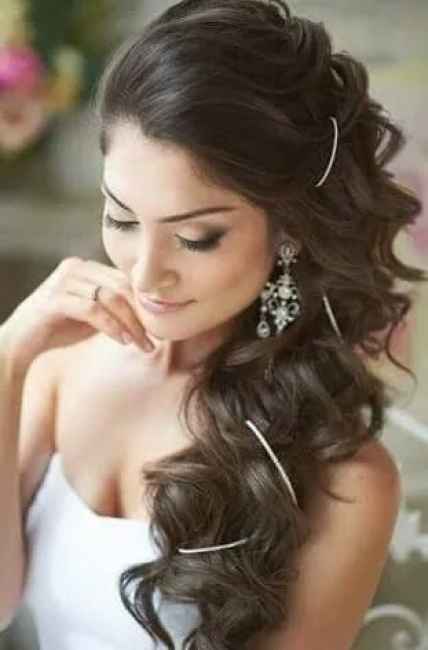 Inspirações penteado semi preso - 2