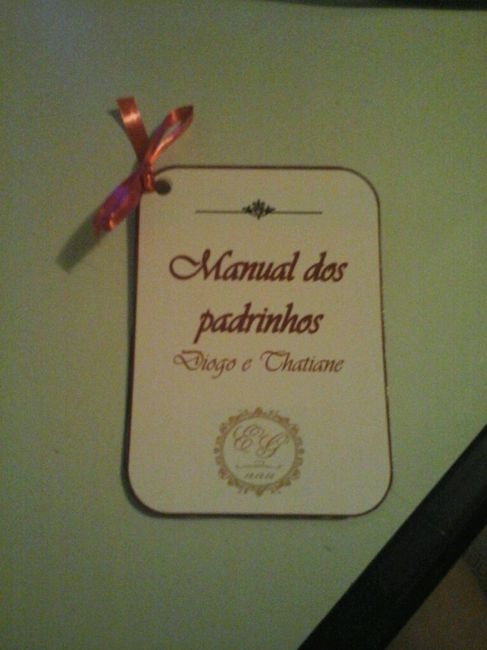 Manual dos padrinhos e save the date - 2