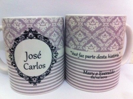 Caneca para padrinhos e madrinhas