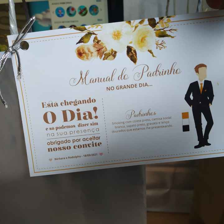Convite de padrinhos - 2
