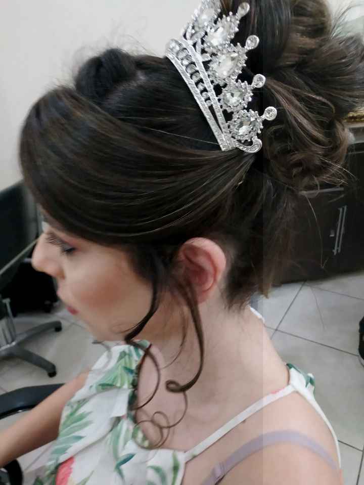 Teste de make e penteado - 3