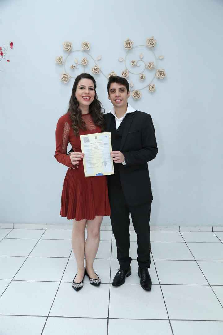 Hoje completamos 3 meses do casamento oficial no civil - 1