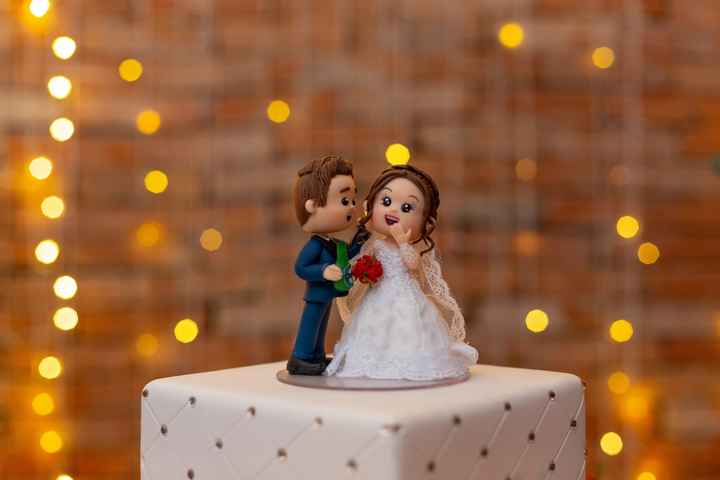 Fotos da decoração do buffet, doces finos, lembrancinhas e topo de bolo - 7