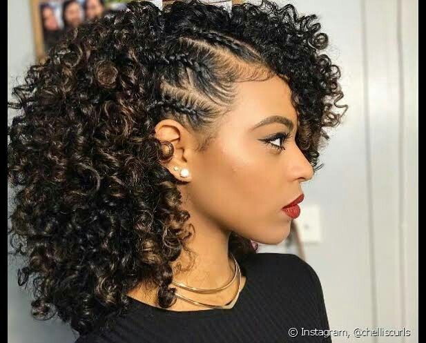 Penteado de noiva cacheada - 2