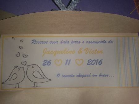 Save the date diy... me dêem suas opiniões.  - 1
