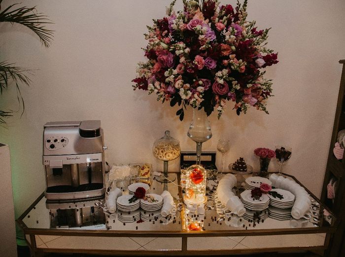 Mesa de chá e café