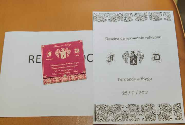 Lágrimas de alegri e roteiro da cerimônia
