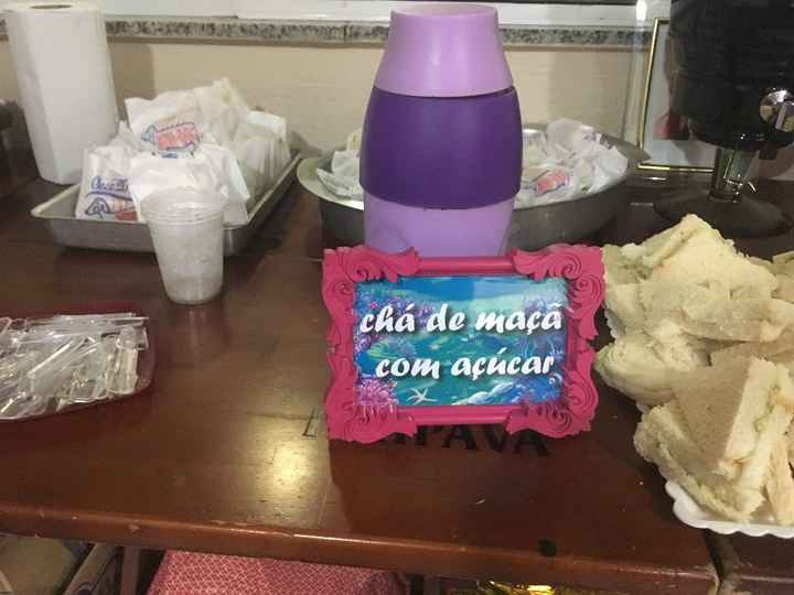 chá de maçã e chá preto