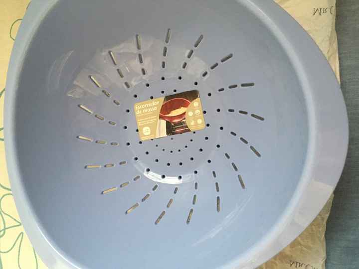 Lava e seca macarrão