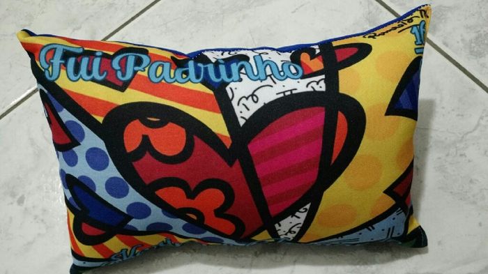 Lembrança dos padrinhos - almofadas! - 9