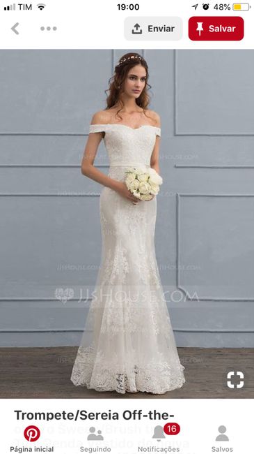 a escolha do vestido  para uma Jovem Senhora - 1