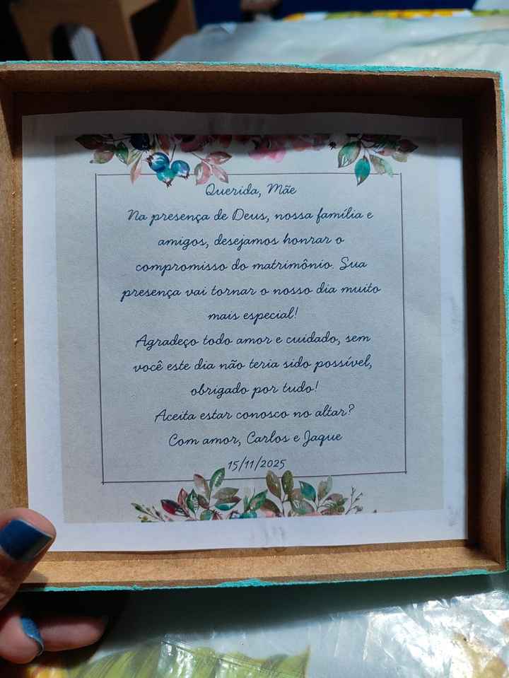 Caixinha convite para as mães - 6