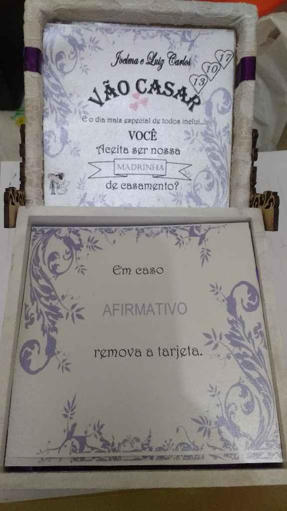  Caixa convite dos padrinhos solteiros! #vem ver! - 2