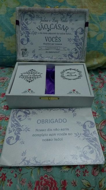 Enfim caixinhas dos padrinhos! #vemver - 5